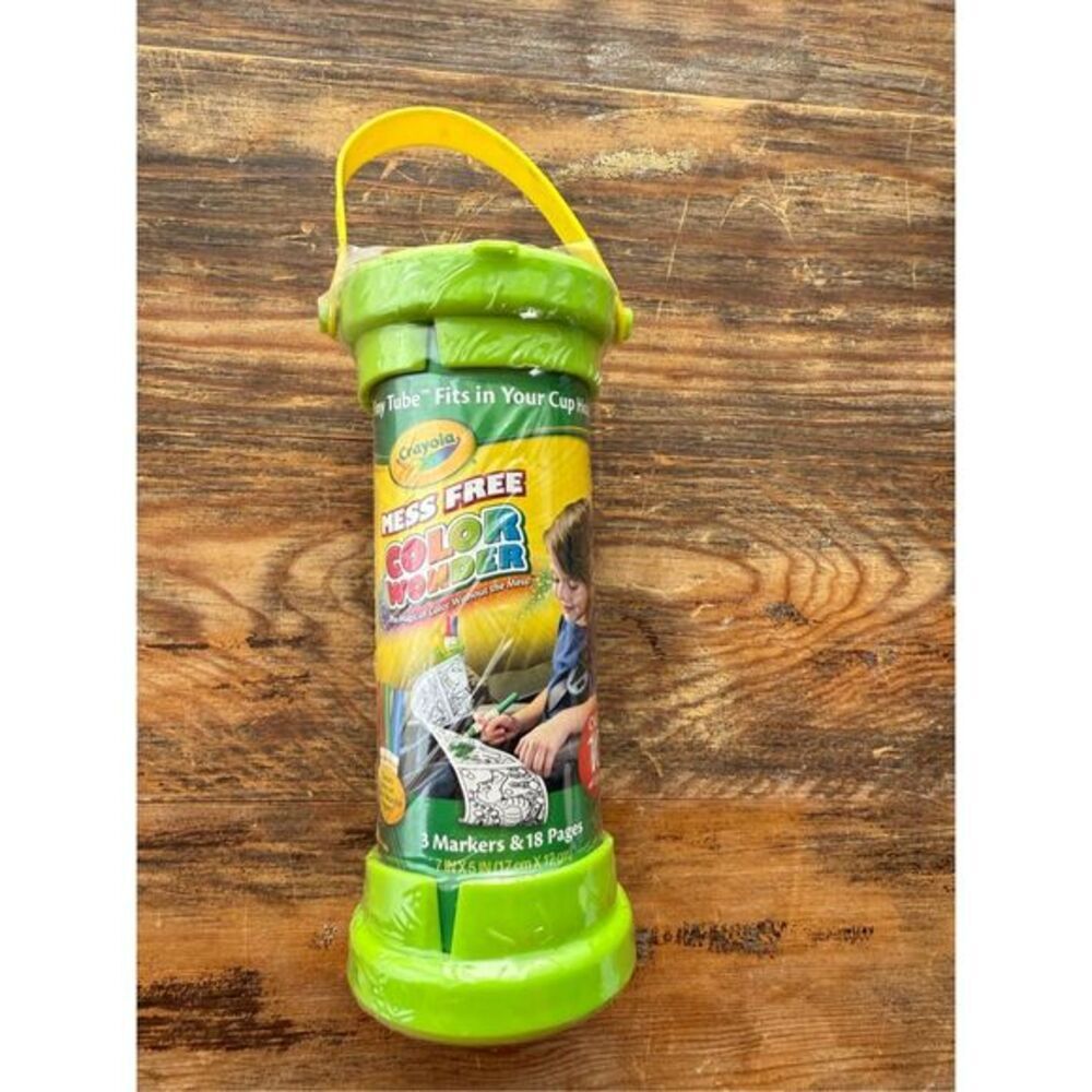 Crayola Color Wonder Tiny Tube 3 Mess Free Markers & 18‎ Pages New 2012